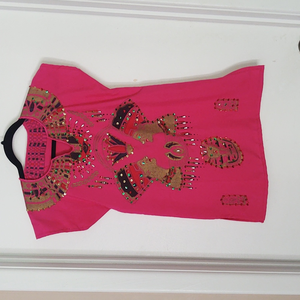 Hand made exotic blouse.